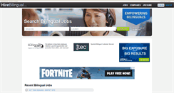 Desktop Screenshot of hirebilingual.com